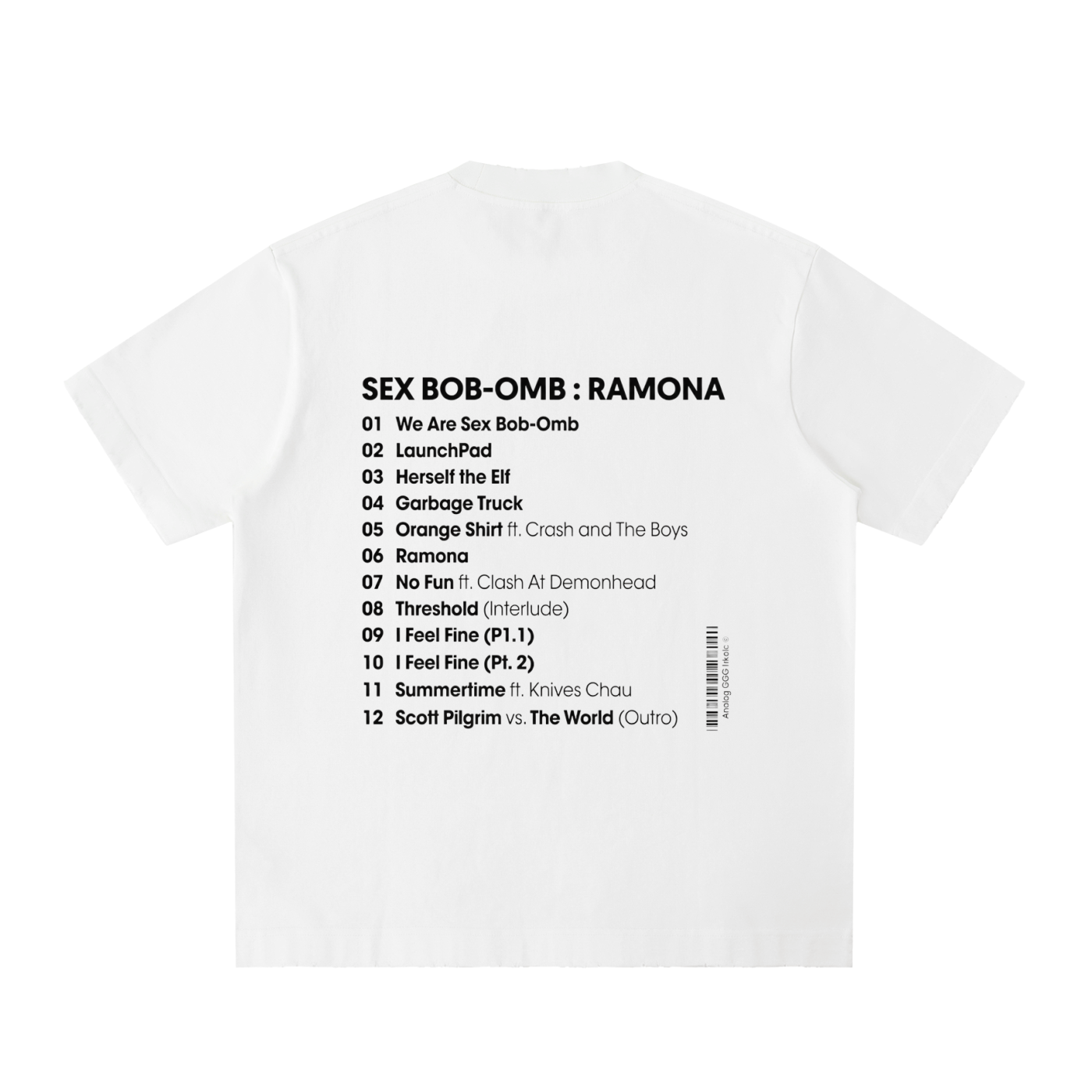 Sex Bobomb Tracklist